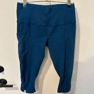 Oiselle cropped running leggings